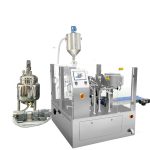 Automatisk færdiglavet posefyldningsforseglingsemballage med stempelfyld til væske og pasta