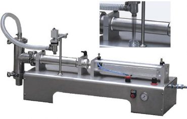 single head stempel fyldstof væske