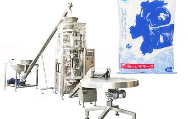 Salt lodret formfyldning tætningsmaskine med volumetrisk kop