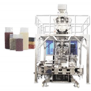 Automatisk murstenstype vakuumposedannende fyldeemballagemaskine til korn