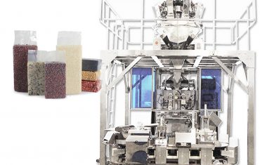 Automatisk murstenstype vakuumposedannende fyldeemballagemaskine til korn