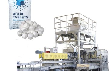 25-50 kg salttabletter, der vejer påfyldningsposemaskine